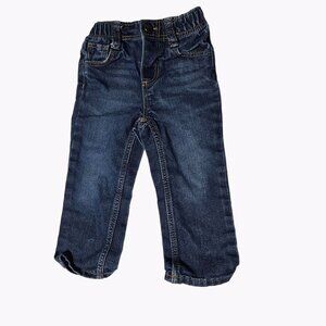 Old Navy Straight Toddler Jeans Size 18-24 Months Dark Wash Denim Pants Baby